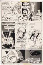 MISTER MIRACLE #20 COMIC BOOK PAGE ORIGINAL ART BY MARSHALL ROGERS.