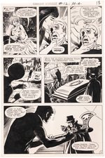 THE PHANTOM STRANGER #12 COMIC BOOK PAGE ORIGINAL ART BY JIM APARO.