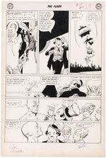 THE FLASH #117 COMIC BOOK PAGE ORIGINAL ART BY CARMINE INFANTINO.