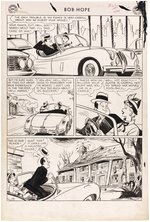 ADVENTURES OF BOB HOPE #62 COMIC BOOK PAGE ORIGINAL ART BY OWEN FITZGERALD.