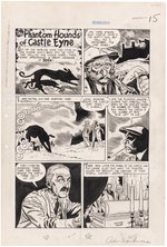 ADVENTURES INTO DARKNESS #5 COMIC BOOK PAGE ORIGINAL ART BY ALEX TOTH.