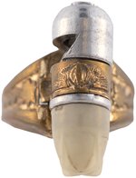 1940s WHISTLE BOMB PREMIUM RING WITH GLOW-IN-DARK TAILFINS- A TRUE RING RARITY (OVERSTREET COLLECTION).