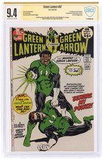 GREEN LANTERN VOL. 2 #87 DECEMBER 1971-JANUARY 1972 CBCS VERIFIED SIGNATURE 9.4 NM (FIRST JOHN STEWART).