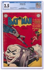 BATMAN #52 APRIL-MAY 1949 CGC 2.5 GOOD+.