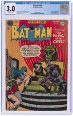 BATMAN #69 FEBRUARY-MARCH 1952 CGC 3.0 GOOD/VG.