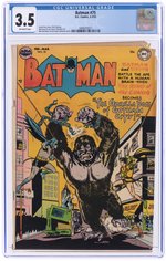 BATMAN #75 FEBRUARY-MARCH 1953 CGC 3.5 VG-.