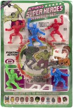 MARVEL "ACTIVATED SUPER HEROES COLLECTION SET" CARDED FIGURE SET.