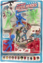 MARVEL "ACTIVATED SUPER HEROES COLLECTION SET" CARDED FIGURE SET.