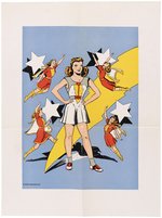 "MARY MARVEL IN PAPER DOLLS" UNPUBLISHED 1940s BOOK PROOF SHEETS & MOCK-UP.