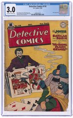 DETECTIVE COMICS #118 DECEMBER 1946 CGC 3.0 GOOD/VG.