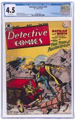 DETECTIVE COMICS #135 MAY 1948 CGC 4.5 VG+.