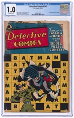 DETECTIVE COMICS #142 DECEMBER 1948 CGC 1.0 FAIR.