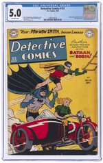 DETECTIVE COMICS #151 SEPTEMBER 1949 CGC 5.0 VG/FINE (FIRST POW WOW SMITH).