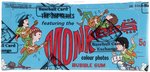 1966 DONRUSS THE MONKEES SERIES 2 (A SERIES CANADA) FULL WAX BOX BBCE CERTIFIED.