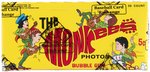 1967 DONRUSS MORE OF THE MONKEES C SERIES (IN 1966 WRAPPERS/DISPLAY BOX) FULL WAX BOX BBCE CERTIFIED.