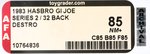 G.I. JOE (1983) - DESTRO SERIES 2/32 BACK AFA 85 NM+.