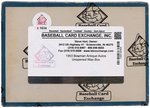 1953 BOWMAN ANTIQUE AUTOS RARE COMPLETE WAX BOX (BBCE).