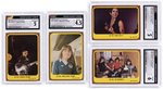 1977 SCANLENS POPSWOPS AUSTRALIAN MUSIC CARD SET WITH CGC GRADED AC/DC CARDS.