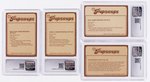 1977 SCANLENS POPSWOPS AUSTRALIAN MUSIC CARD SET WITH CGC GRADED AC/DC CARDS.