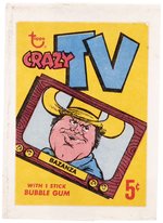 1969 TOPPS CRAZY TV TEST CARD NEAR SET ALL CGC GRADED PLUS WRAPPER.