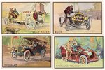 1953 BOWMAN ANTIQUE AUTOS COMPLETE CARD SET PLUS 3-D GLASSES.