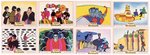 1968 ANGLO CONFECTIONERY LTD. THE BEATLES YELLOW SUBMARINE COMPLETE ENGLISH CARD SET.