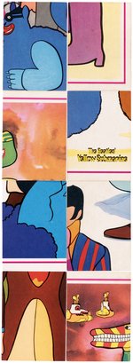 1968 ANGLO CONFECTIONERY LTD. THE BEATLES YELLOW SUBMARINE COMPLETE ENGLISH CARD SET.