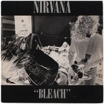 NIRVANA BLEACH LP 1989 SECOND US PRESSING SUB POP RECORDS.