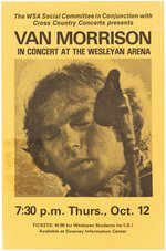 VAN MORRISON CONNECTICUT 1978 CONCERT POSTER.