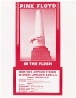 PINK FLOYD IN THE FLESH - ANIMALS TOUR HOUSTON, TEXAS 1977 CONCERT HANDBILL.