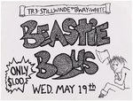 BEASTIE BOYS NEW YORK 1982 CONCERT HANDBILL.