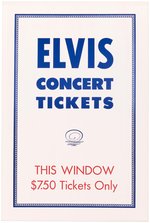 ELVIS PRESLEY LAS VEGAS HITLON 1972 3:00 AM CONCERT POSTER PAIR.