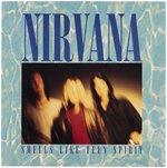 NIRVANA SMELLS LIKE TEEN SPIRT 12" YELLOW VINYL PROMO SINGLE 1991 FIRST US PRESSING.