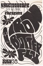 THE IRON BUTTERFLY LOUISVILLE, KENTUCKY 1968 CONCERT POSTER.