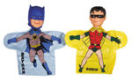 “BATMAN AND ROBIN HAND PUPPETS” BOXED SET BY IDEAL.