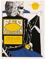 R.E.O. SPEEDWAGON SOUTH BEND, INDIANA 1977 CONCERT POSTER.