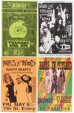 BABES IN TOYLAND 1990s COLLECTION OF SIX GRUNGE CONCERT POSTER COLLECTION INC. SIGNED KOZIK.