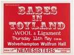 BABES IN TOYLAND 1990s COLLECTION OF SIX GRUNGE CONCERT POSTER COLLECTION INC. SIGNED KOZIK.