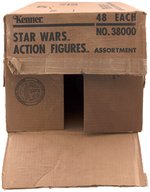 STAR WARS (1978) - COMPLETE 12 BACK BIN DISPLAY WITH ORIGINAL SHIPPING CARTON.