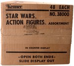 STAR WARS (1978) - COMPLETE 12 BACK BIN DISPLAY WITH ORIGINAL SHIPPING CARTON.