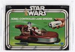 STAR WARS (1978) - SONIC CONTROLLED LAND SPEEDER AFA 80 NM (JC PENNEY EXCLUSIVE).