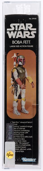 STAR WARS (1978) - BOBA FETT 12-INCH SERIES AFA 85 NM+ (NONE HIGHER IN POP).