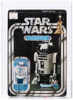 STAR WARS (1978) - ARTOO-DETOO (R2-D2) 12 BACK-A AFA 85 NM+ (DARK BLUE DOME/SKU ON FOOTER, NONE HIGHER IN POP).