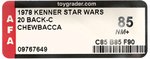 STAR WARS (1978) - CHEWBACCA 20 BACK-C (BOBA FETT OFFER) AFA 85 NM+ (NONE HIGHER IN POP).