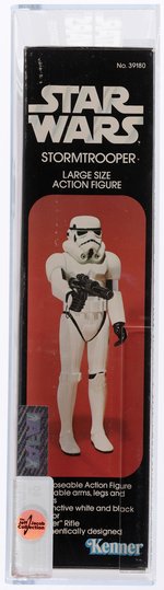 STAR WARS (1979) - STORMTROOPER 12-INCH SERIES AFA 80 NM.