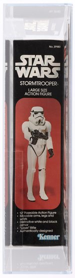 STAR WARS (1979) - STORMTROOPER 12-INCH SERIES AFA 80 NM.