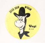 "QUICK DRAW McGRAW" BUTTON.