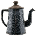 GRANITEWARE ONE CUP TEAPOT.