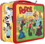 "POPEYE" UNUSED METAL LUNCHBOX WITH THERMOS.