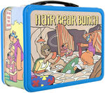 "HAIR BEAR BUNCH" UNUSED METAL LUNCHBOX WITH THERMOS.